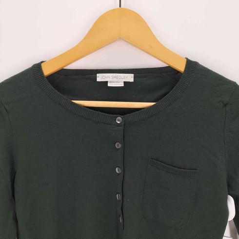 ジョンスメドレー JOHN SMEDLEY ウールヘンリーネックニット レディース JPN:S