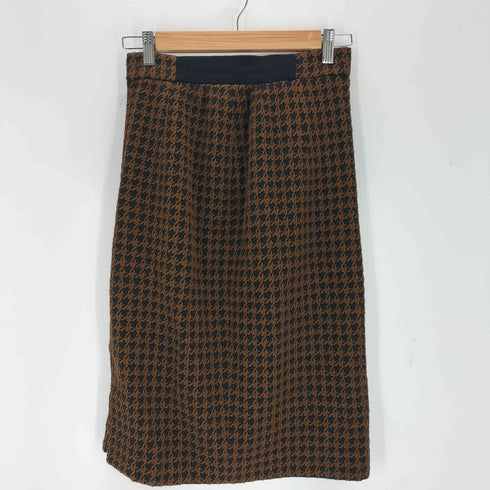 ish maison 千鳥格子ダブルジャケット スカート レディース