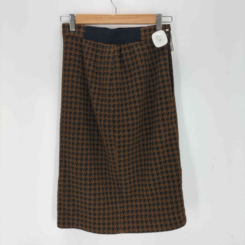 ish maison 千鳥格子ダブルジャケット スカート レディース