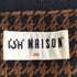 ish maison 千鳥格子ダブルジャケット スカート レディース