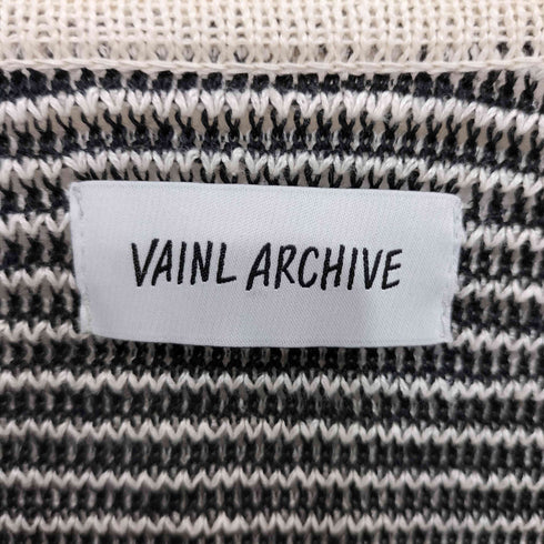 ヴァイナルアーカイブ VAINL ARCHIVE リネン ドライタッチ クルーネックニット メンズ