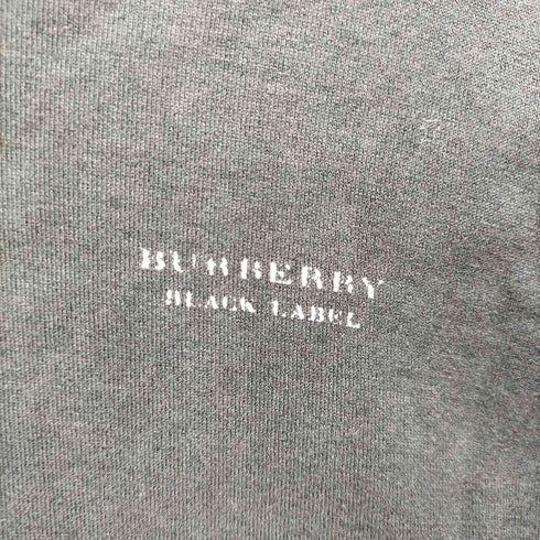 バーバリーブラックレーベル BURBERRY BLACK LABEL プリントロゴ Vネック 半袖Tシャツ メンズ 2