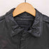 BARK TANNAGE GOAT SKIN 山羊革 ダブルジップ レザー シングルライダース ジャケット メンズ 44