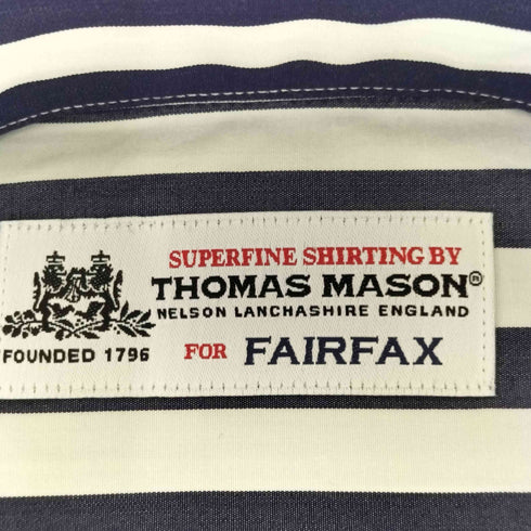 トーマスメイソンフォーフェアファクス THOMAS MASON for FAIRFAX ストライプシャツ メンズ 40
