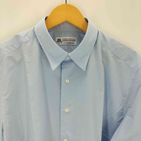 トーマスメイソンフォーフェアファクス THOMAS MASON for FAIRFAX コットン チェックレギュラーカラーシャツ メンズ LL