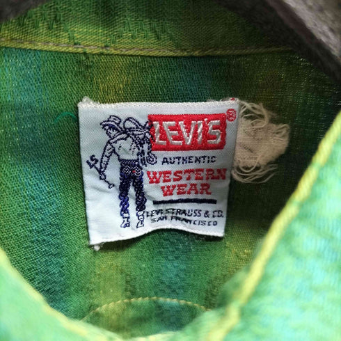リーバイス Levis 60s~ サドルマンタグ ウエスタンシャツ メンズ