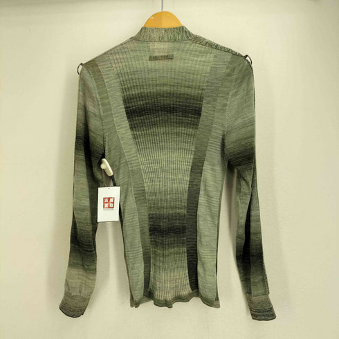ジャンポールゴルチエ Jean Paul GAULTIER 90-00s GAULTIER 2 ゴルチエ トゥ ザ パワー オブ 2 ウール グラデーションスナップボタン 長袖 カーディガン メンズ import:S