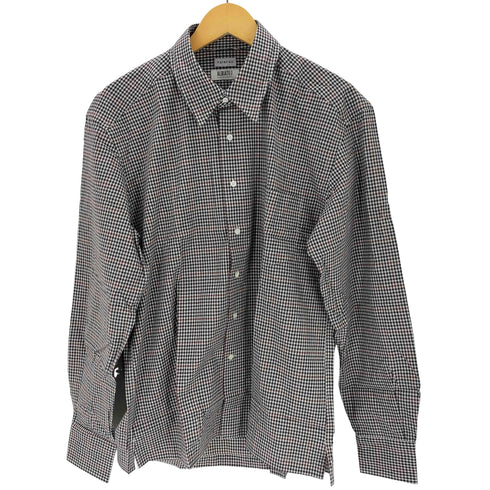 フェアファクス FAIRFAX ALBIATE コットンチェックレギュラーカラーシャツ メンズ JPN:XL