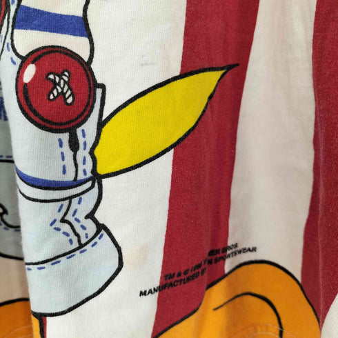 LOONEY TUNES キャラクタープリントTシャツ ダブルステッチ メンズ JPN:L