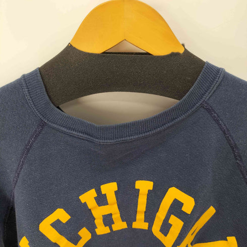 チャンピオン Champion USA製 ラグランスリーブスウェット MICHIGAN レディース import:L