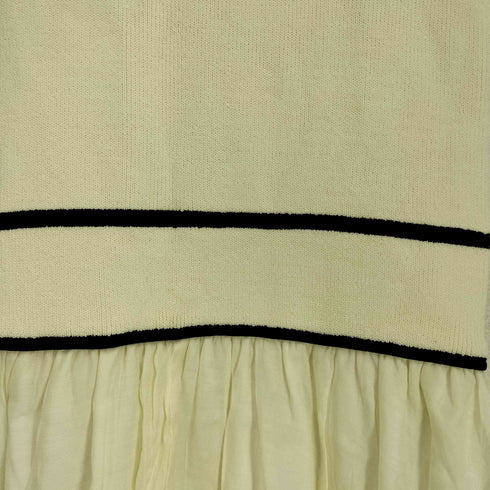 リリーブラウン Lily Brown 23SS バイカラーラインニットコンビワンピース レディース ONE SIZE