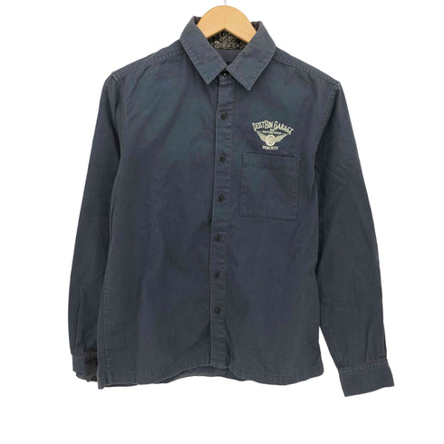 サブサエティ Subciety チェーンステッチ 襟裏ペイズリー L/S シャツ メンズ M