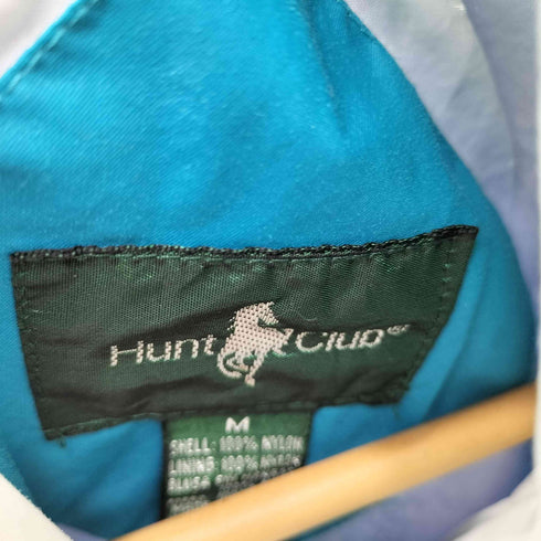 ハントクラブ HUNT CLUB 90-00s フルジップ バイカラー ナイロンジャケット レディース import:M