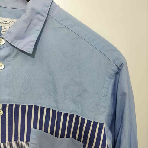 ビューティーアンドユースユナイテッドアローズ BEAUTY & YOUTH UNITED ARROWS BY パネル スイッチ シャツ メンズ JPN:M