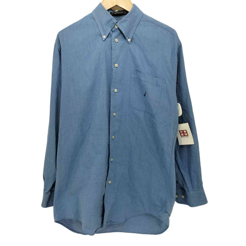 ノーティカ NAUTICA 00S VINTAGE OXFORD ボタンダウン ロングスリーブシャツ メンズ 32/33