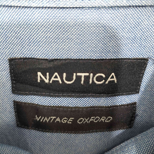 ノーティカ NAUTICA 00S VINTAGE OXFORD ボタンダウン ロングスリーブシャツ メンズ 32/33
