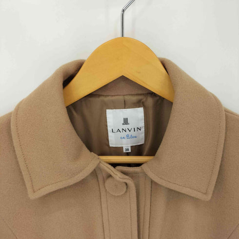 ランバン LANVIN ランダムタックコート レディース 38