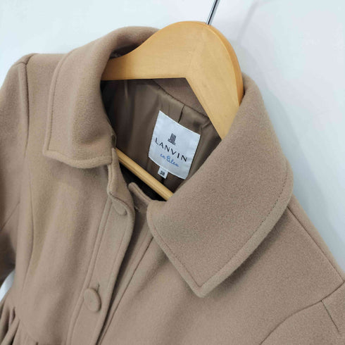 ランバン LANVIN ランダムタックコート レディース 38