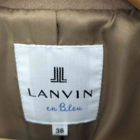 ランバン LANVIN ランダムタックコート レディース 38
