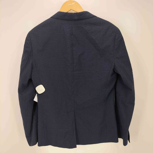 アルマーニエクスチェンジ ARMANI EXCHANGE シアサッカー ストライプ 1B テーラード ジャケット メンズ 36 SHORT