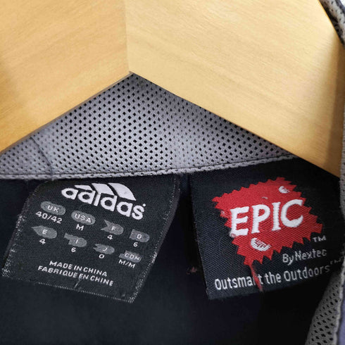 アディダス adidas 00s EPIC パフォーマンスロゴ サイドストライプライン トラックジャケット ウインドブレーカー メンズ import:M