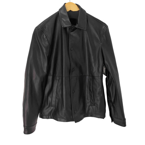 ザラ ZARA フェイクレザー シャツジャケット メンズ import:S