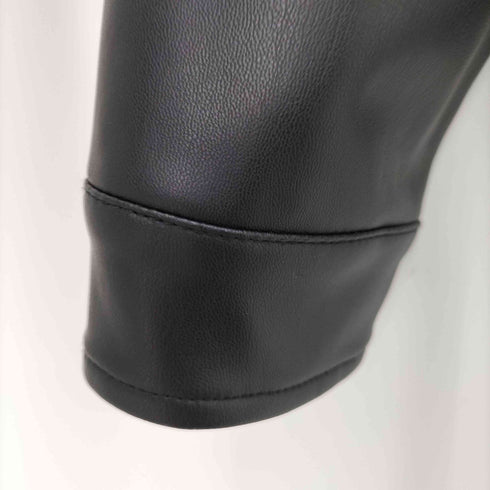 ザラ ZARA フェイクレザー シャツジャケット メンズ import:S