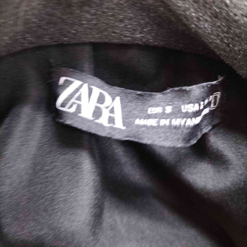 ザラ ZARA フェイクレザー シャツジャケット メンズ import:S