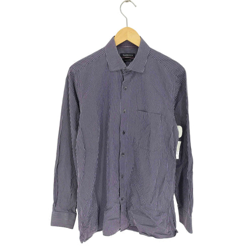 ヴァンヒューゼン VAN HEUSEN CEREMONY 70S GIZA COTTON ギザ コットン ワイドカラー L/S ストライプ シャツ メンズ 39 15