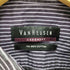ヴァンヒューゼン VAN HEUSEN CEREMONY 70S GIZA COTTON ギザ コットン ワイドカラー L/S ストライプ シャツ メンズ 39 15