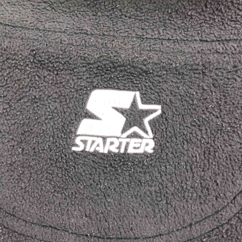 スターター STARTER NBA チーム ロゴ刺繍 フリース ハーフジップ プルオーバー メンズ import:L