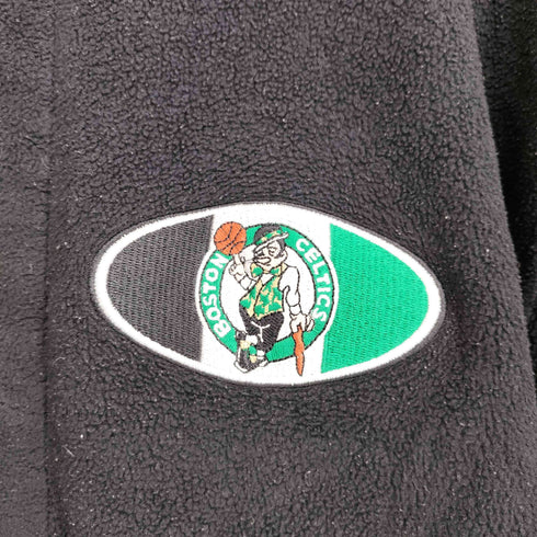 スターター STARTER NBA チーム ロゴ刺繍 フリース ハーフジップ プルオーバー メンズ import:L