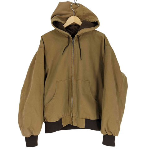 レッドヘッド RED HEAD 00S ダック地 アクティブ ジャケット ジップアップ パーカー メンズ import:L
