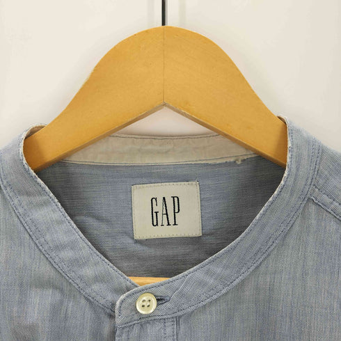 ギャップ Gap 00S 白タグ バンドカラーシャツ メンズ