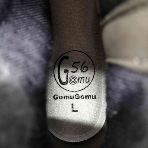 ゴムゴム GomuGomu エア入りソール 異素材 ドット柄 もこもこ ショートブーツ レディース JPN:L