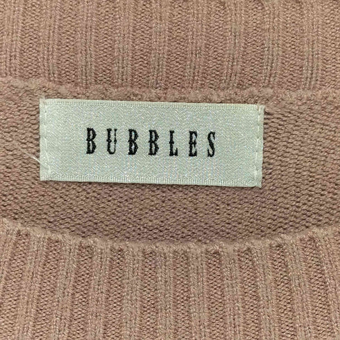 バブルス BUBBLES フリル スリット ニットワンピース レディース FREE