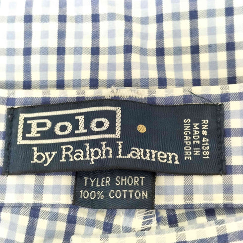 ポロバイラルフローレン Polo by RALPH LAUREN ギンガムチェックコットンショートパンツ メンズ FR:36-38