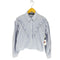 ザラ ZARA フリル付き ポプリン ストライプ シャツ ブラウス レディース import:M