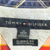 トミーヒルフィガー TOMMY HILFIGER ロゴ刺繍 チェック柄 ボタンダウン L/S シャツ メンズ import:XS