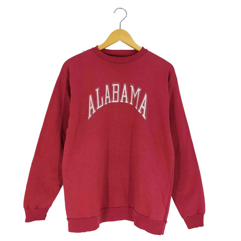 ALABAMA アーチ プリント クルーネックスウェット メンズ