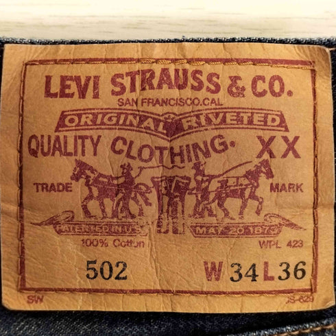 リーバイス Levis 90s 502-XX ジップフライ デニムパンツ メンズ W34 L36
