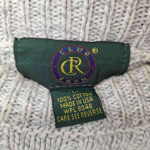 クラブルーム CLUB ROOM 90S USA製 ネイティブ柄 ボックスシルエット プルオーバー コットン ニット メンズ import:L