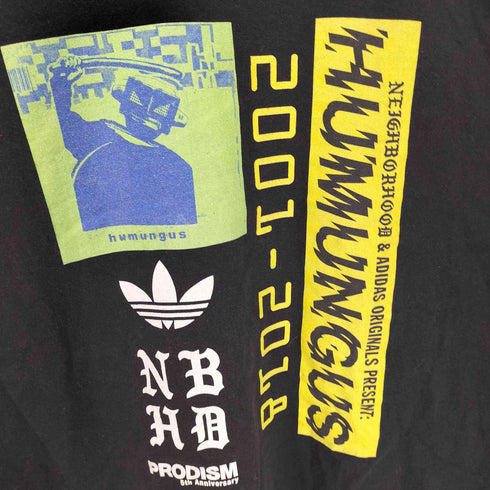 ネイバーフッド NEIGHBORHOOD HUMUNGUS 2001-2018 アーティスト ロゴ プリント S/S クルーネック Tシャツ メンズ import:L
