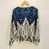 PRIDES LANDING USA製 ネイティブ柄 プルオーバー コットンニット メンズ import:XL