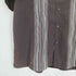 ジョンヘンリー JOHN HENRY SILK TOUCH グラデーション ライン レーヨン混 S/S シャツ メンズ import:XL