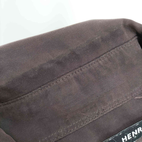 ジョンヘンリー JOHN HENRY SILK TOUCH グラデーション ライン レーヨン混 S/S シャツ メンズ import:XL