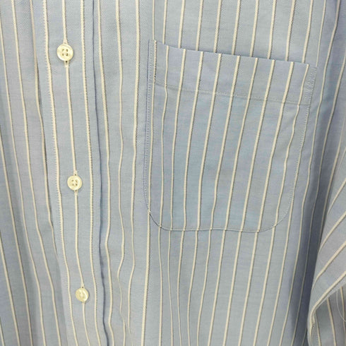 ブルックスブラザーズ BROOKS BROTHERS AMERICAN SUPIMA COTTON ストライプ柄 S/S ボタンダウン シャツ メンズ 16 1/2