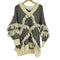 ザラ ZARA フリンジ ジャガード セーター ニット レディース import:M