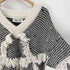 ザラ ZARA フリンジ ジャガード セーター ニット レディース import:M