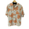 ISLAND REPUBLIC シルク100% S/S 花柄アロハシャツ メンズ import:L